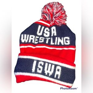 ISWA USA Indiana Wrestling Beanie